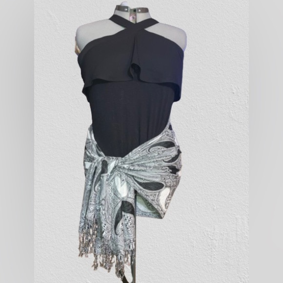 Apt 9 high neck ruffled tank, sz xl - Picture 5 of 8